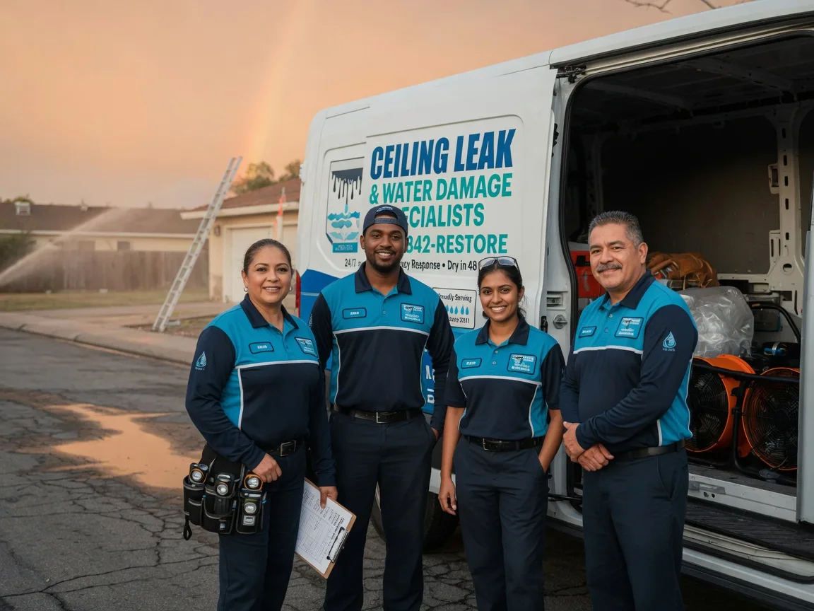 Ceiling Leak Cleanup company in Ben Franklin, TX