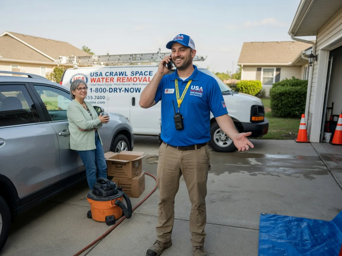 Crawl Space Water Removal Ben Franklin, TX FAQs